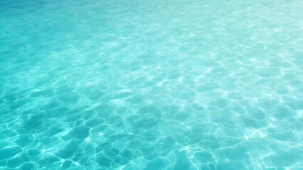 Obraz premium Tropical Waters – A smooth transition from deep teal to crystal-clear aqua, representing tropical beaches.
