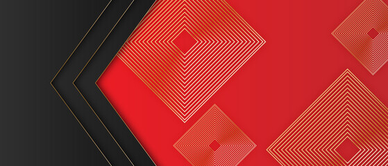  black red gold design business card template background