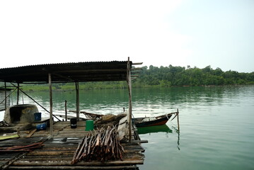 boat on the river