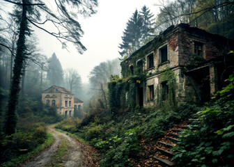 Lost places hidden in shadows