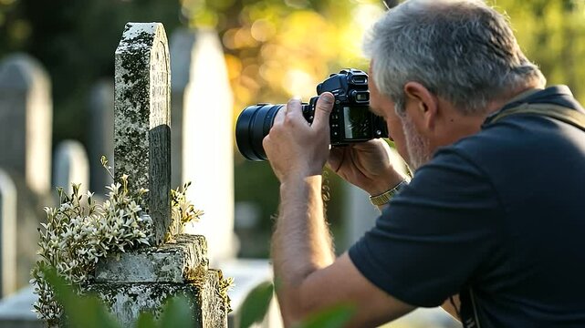 Capturing the Intricate Details of Weathered Gravestones