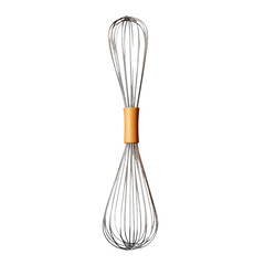 whisk front view full length isolate on white background