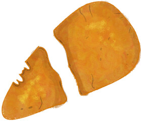 leaf on a white background