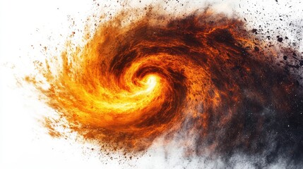 Fototapeta premium Gigantic Storm System Bursting with Energy and Motion