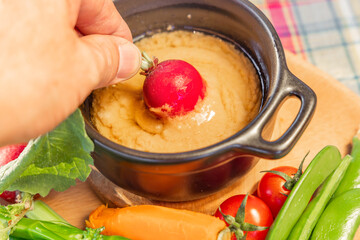 バーニャカウダ　イタリアのグルメ　Bagna cauda Italian gourmet