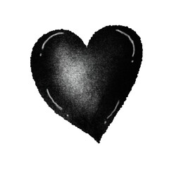 red heart on white background