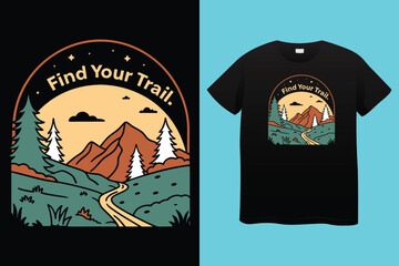 take me to the mountain camping t-shirt design, camping mountain t-shirt design, Vintage camping t-shirt design, Typography camping t-shirt design, Retro camping mountain t-shirt design