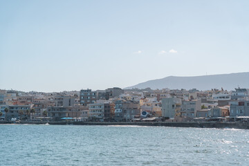 Different views from the city Chania in Crete.