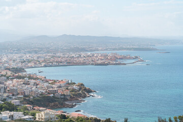A stunning view over Chania in Crete.