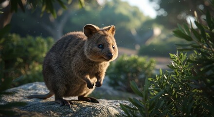 Naklejka premium brown bear cub