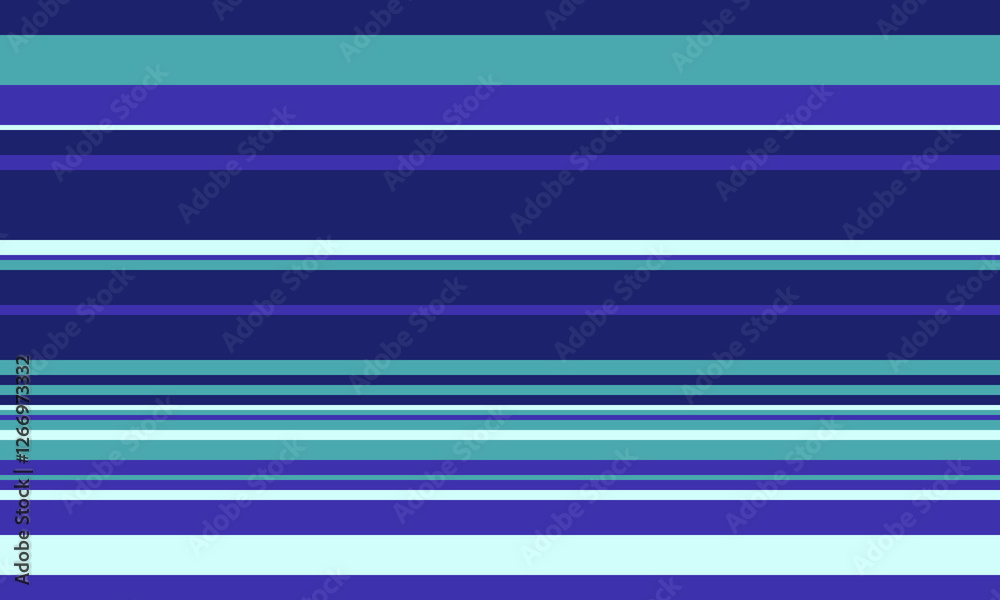Fototapete geometric stripes seamless vector pattern with horizontal lines in varied colours, creating an abstr
