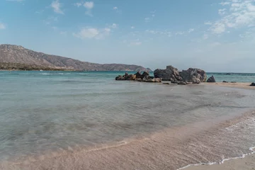 Stunning landscape beaches in crete of Greece.