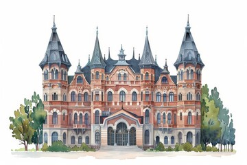 Obraz premium Iconic historical landmark showcasing intricate architecture, a testament to cultural heritage and artistic craftsmanship, inviting exploration and admiration.
