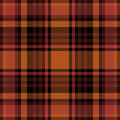 Warm autumnal plaid pattern.  Perfect for fallthemed designs, textiles, and backgrounds. This richly textured image evokes feelings of warmth and comfort.