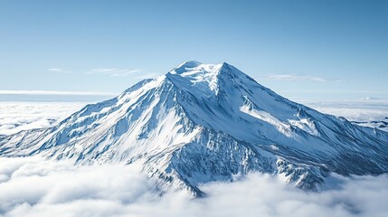 snow dust grains on the mountain