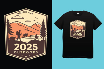 Outdoors t shirt design, Camping and Adventure T-shirt design, Camper tshirt and maintain t-shirts designs