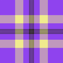 Dining tartan fabric background, knit texture seamless textile. Mexico vector check plaid pattern in violet and pastel colors.