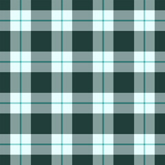 Strip plaid tartan textile, garment vector pattern fabric. Stripped texture background seamless check in pastel and teal colors.