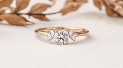 Exquisite Sustainable Engagement Ring Crafted with Ethical Standards