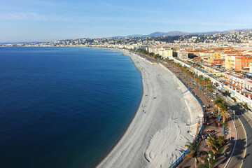 Amazing Panorama of city of  Nice, France