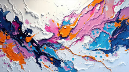 vibrant abstract textured painting background