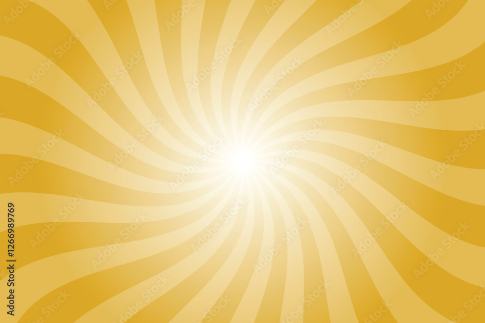 Aufkleber abstract orange background with rays retro starburst rays. goldenrod orange sunburst background vect