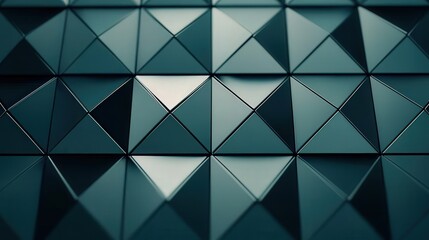 Fototapeta premium Dynamic Abstract Background of Glossy Geometric Shapes Studio Setting Digital Art Modern Aesthetic