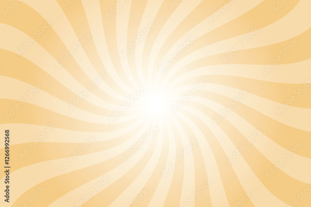 Poster abstract orange background with rays retro starburst rays. light buff orange sunburst background vec
