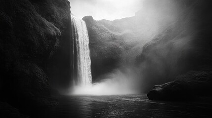 flowing waterfall version 27