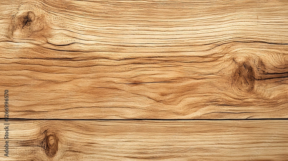 Poster Close-up image of rustic wood texture showing warm brown tones and natural grain patterns. Grained wood surface detailed texture background. Rustic Wooden Texture: Warm Brown Hues and Natural Grain