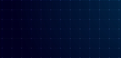 Digital hud grid futuristic technology overlay blue background. vector editable	
