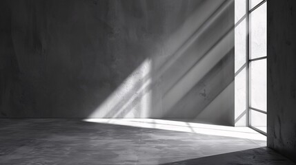 Fototapeta premium A window is letting in sunlight into a room