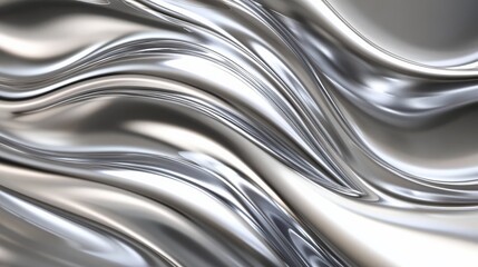 Obraz premium Transform your projects with a striking silver metallic backdrop.