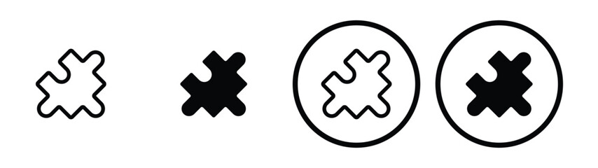 
Puzzle piece element collection. jigsaw puzzle pieces silhouette. Set of game puzzles. Perfect jigsaw puzzle vector for concept illustrations
