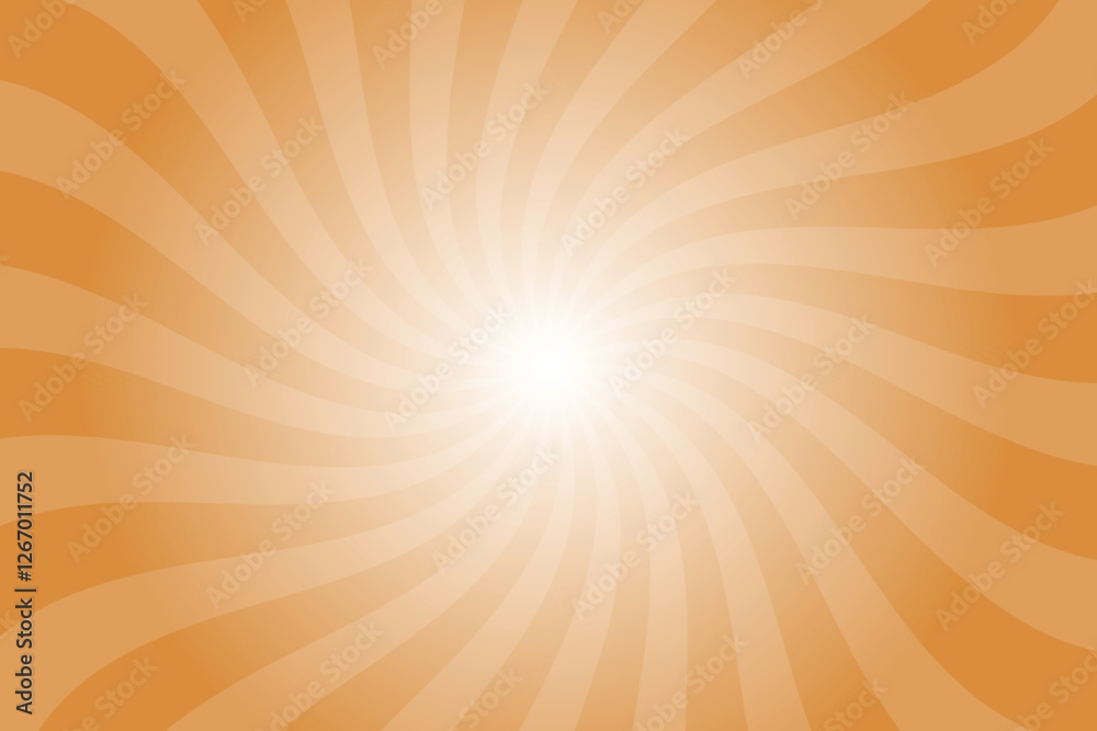 Poster abstract orange background with rays retro starburst rays. rustic orange sunburst background vector 