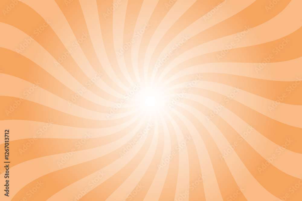Aufkleber abstract orange background with rays retro starburst rays. sandy orange sunburst background vector i