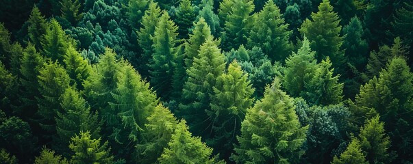 Fototapeta premium A forest with many trees