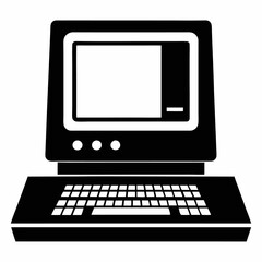 laptop computer isolated on white background