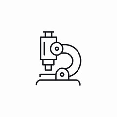 microscope view icon sign vector