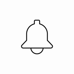 notify bell icon sign vector