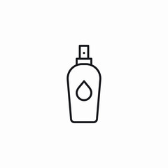 sunscreen spray icon sign vector