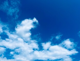 blue sky with clouds