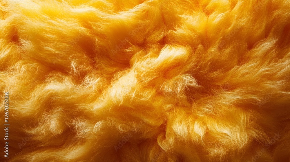 Poster abstract image of luxurious golden fur texture. soft, fluffy, and warm, perfect for backgrounds or d