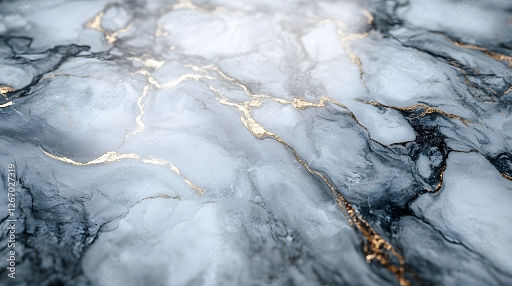 Poster stunning abstract marble texture with gold accents, ideal for luxury design backgrounds. the image s