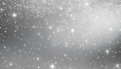 Silver glitter background texture white sparkling shiny wrapping paper. Generated image