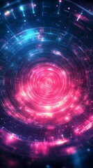 Obraz premium a neon gaming background with red and blue colors