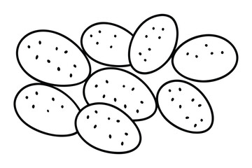 Potato Nutritional Facts That Will Surprise You Line Art