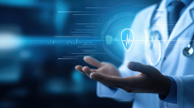 health concept - usage of digital data in the healthcare sector - Powered by Adobe