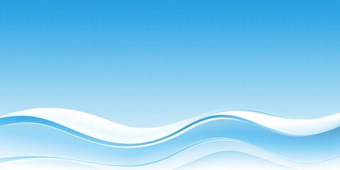 Fototapeta premium Abstract blue gradient background with wavy lines, for designs and presentations