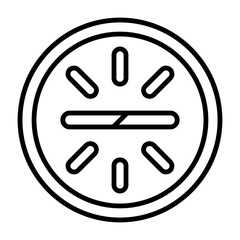 Obraz premium Update Outline Icon Style Design